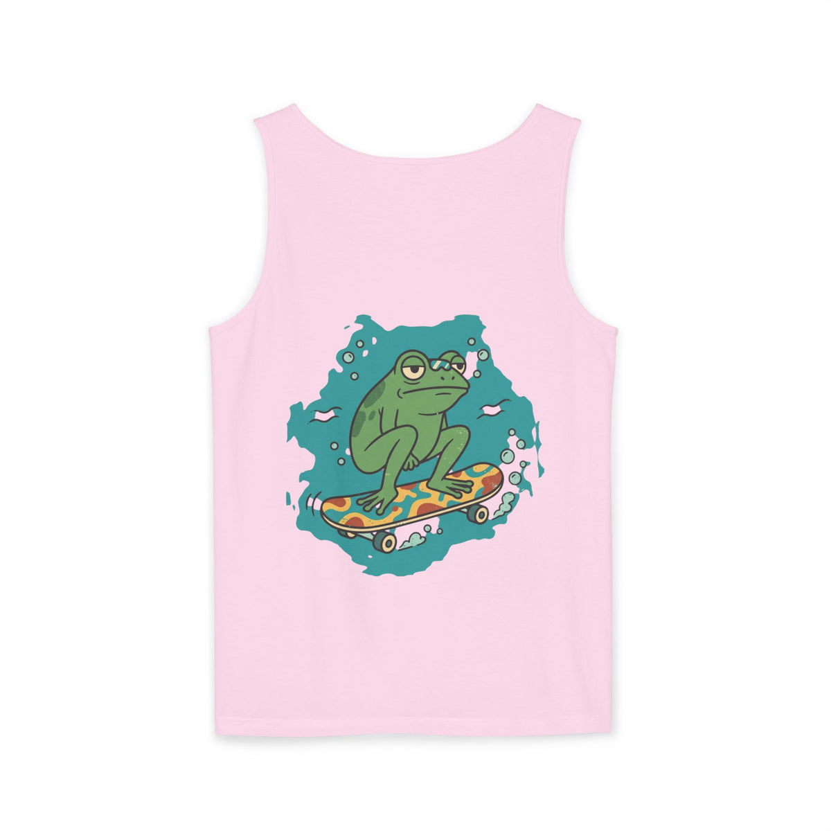 Skate Frog Tank Top – SkateHoodies Graphic Skateboard Frog Design