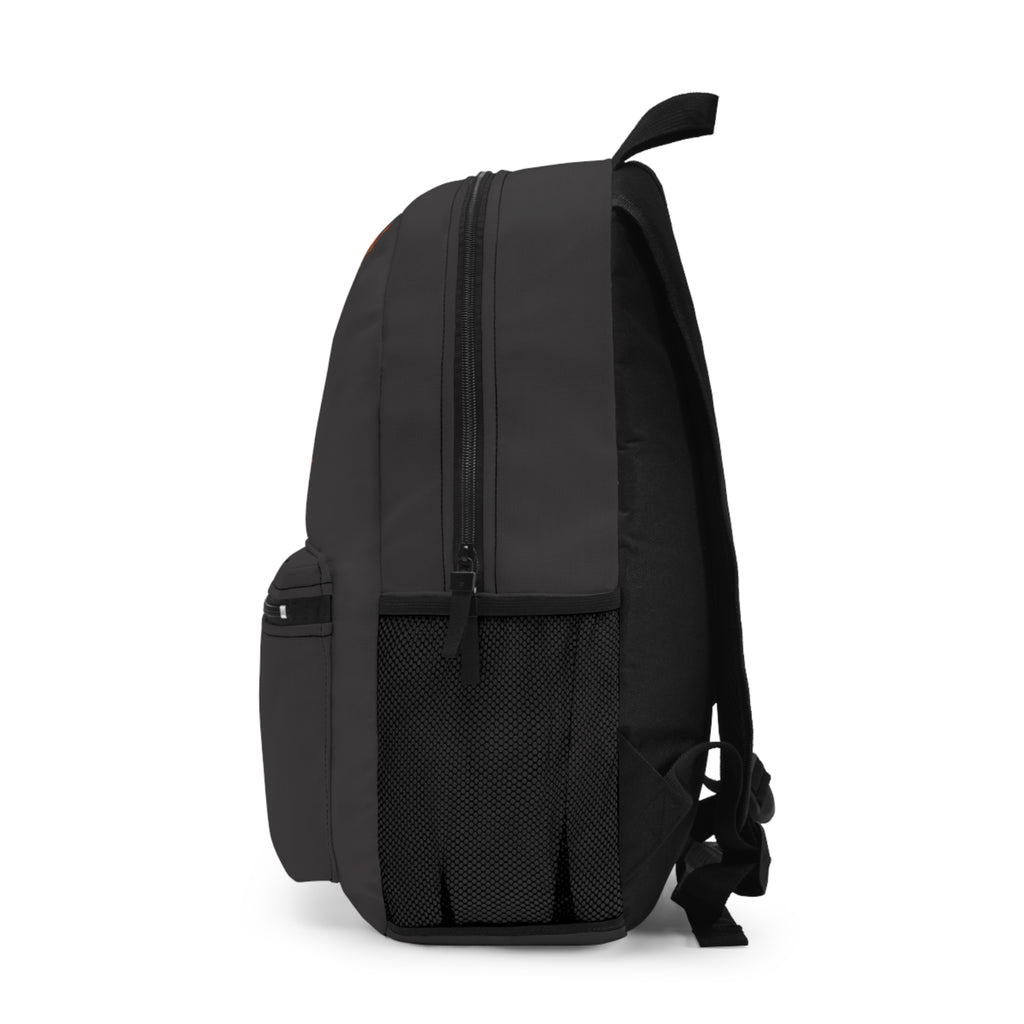 Flaming Skateboard Backpack — Melting Wheels Graphic Bag for Skateboarders