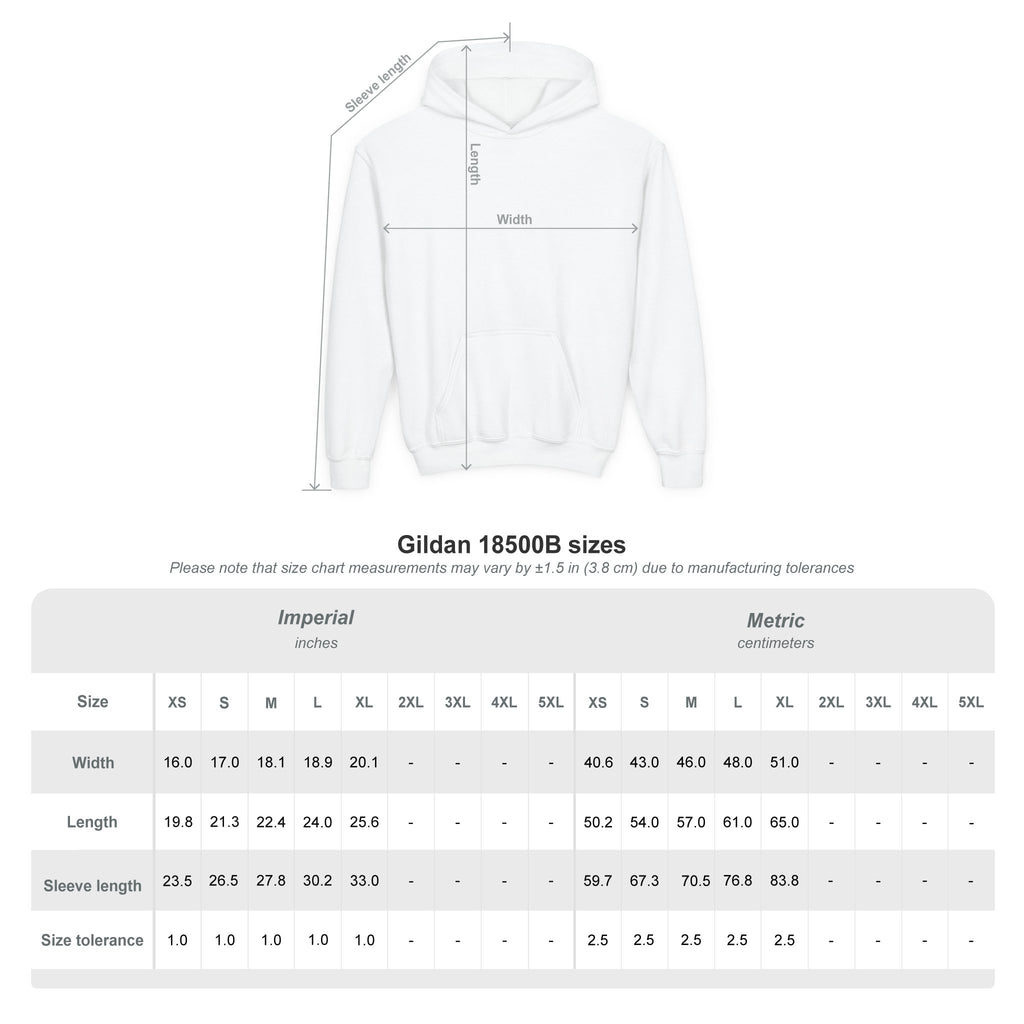 Kids Skateboard Hoodie — Green Submerged Skateboard Graphic