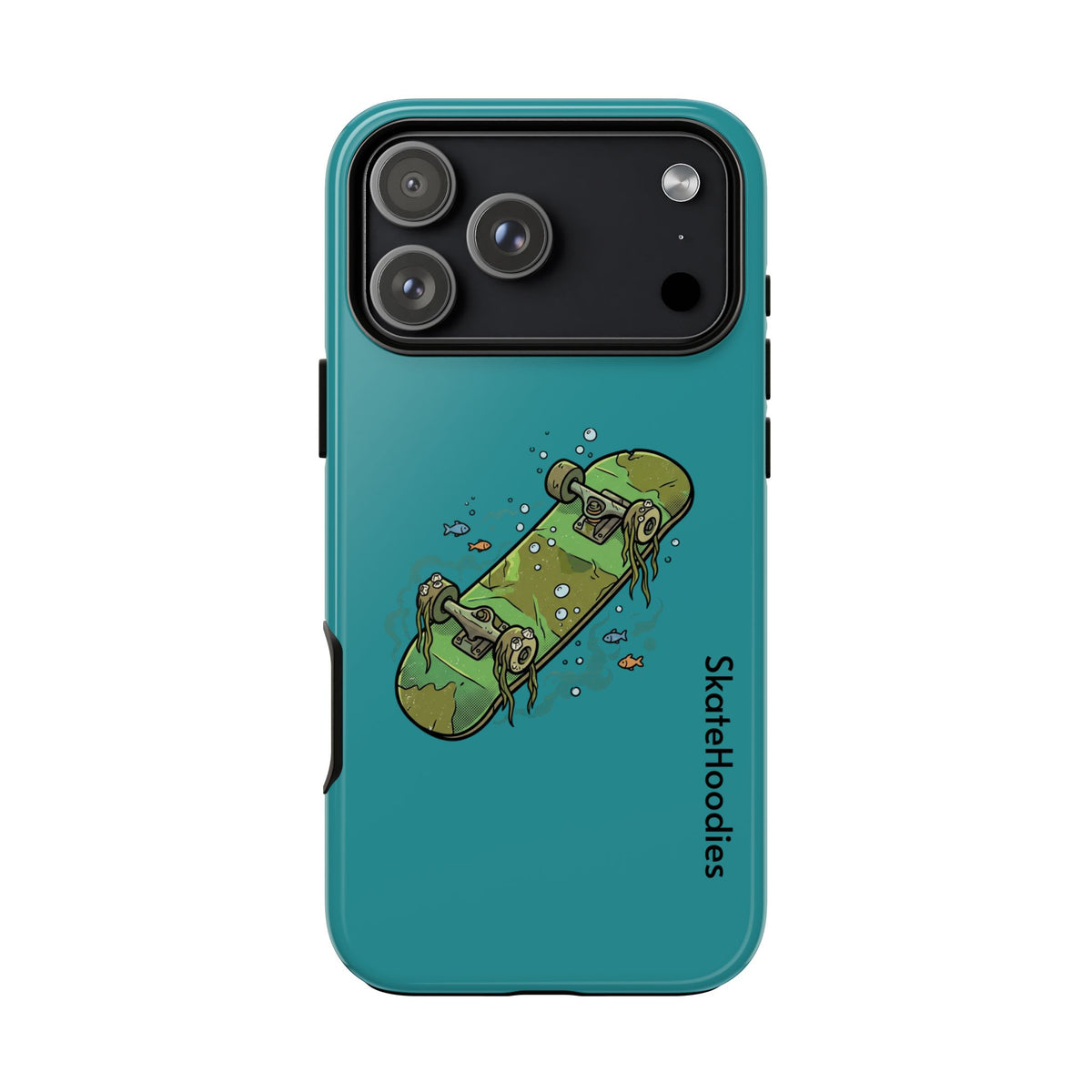 Skull Skateboard Tough Phone Case — Durable Skateboard Graphic iPhone Cover