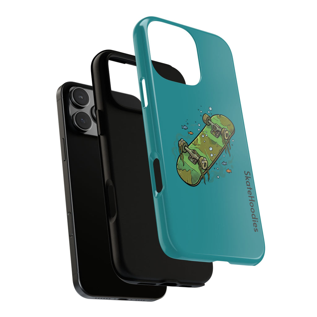 Skull Skateboard Tough Phone Case — Durable Skateboard Graphic iPhone Cover