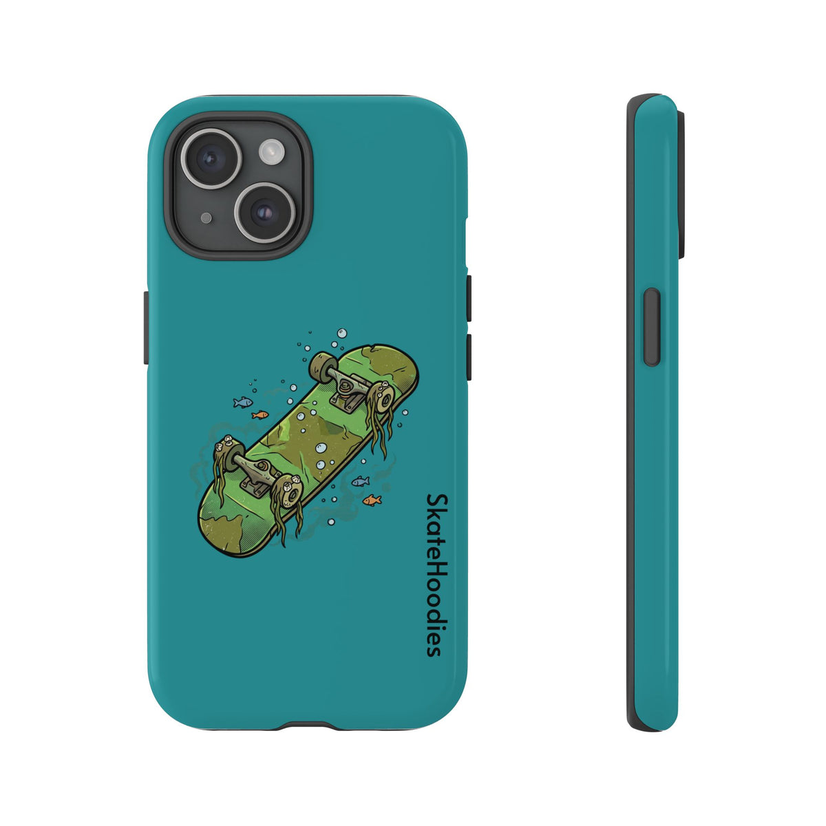 Skull Skateboard Tough Phone Case — Durable Skateboard Graphic iPhone Cover