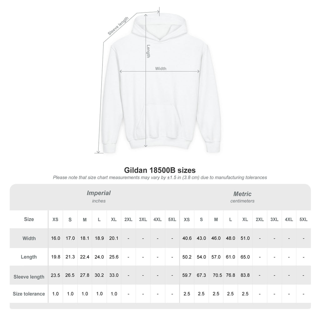 Kids Skateboard Hoodie — Green Submerged Skateboard Graphic