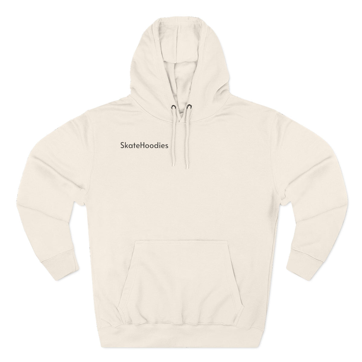 Flaming Skateboard Hoodie — Melted Skate Deck Graphic Fleece Pullover