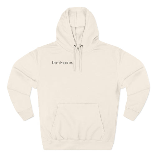 Flaming Skateboard Hoodie — Melted Skate Deck Graphic Fleece Pullover