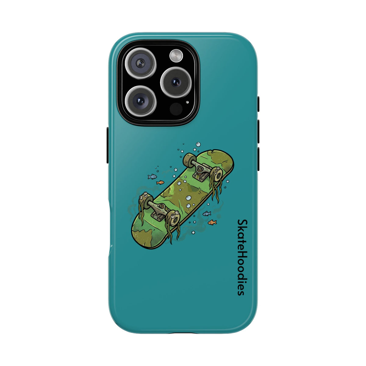 Skull Skateboard Tough Phone Case — Durable Skateboard Graphic iPhone Cover