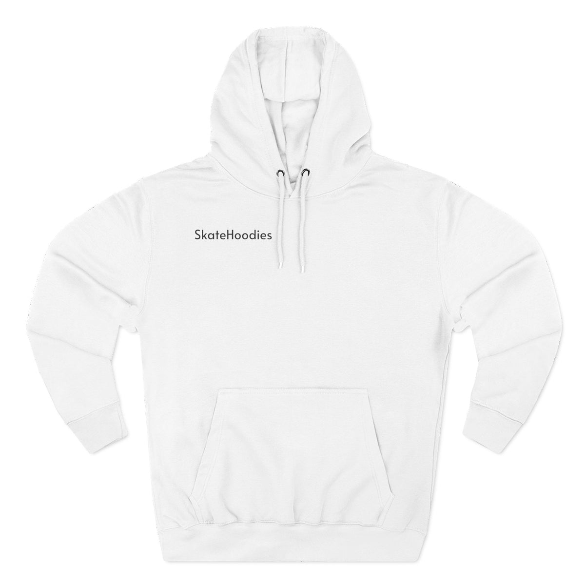 Flaming Skateboard Hoodie — Melted Skate Deck Graphic Fleece Pullover