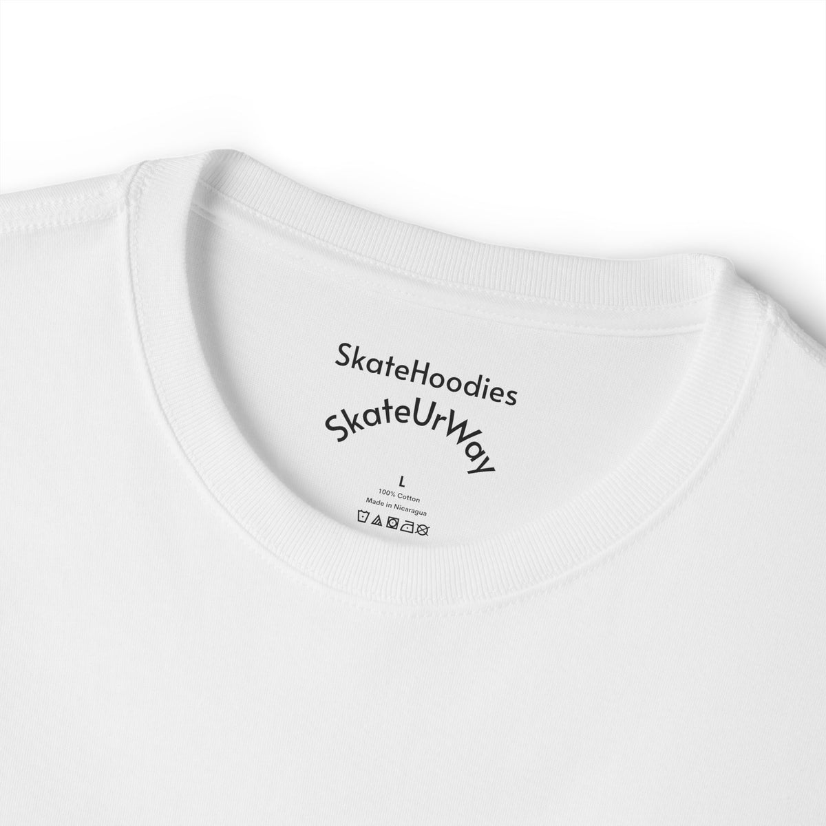 Melting Skateboard Tee — Fiery Skate Graphic Oversized T-Shirt
