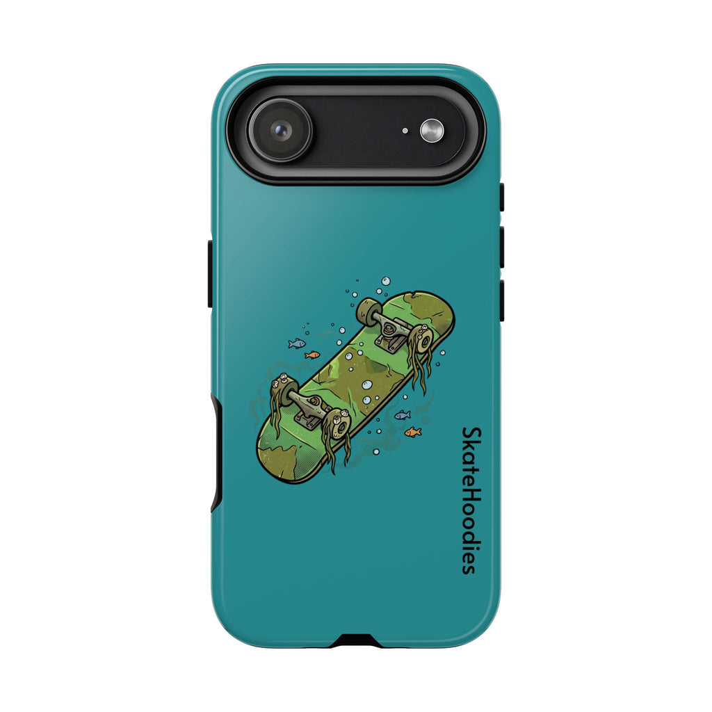 Skull Skateboard Tough Phone Case — Durable Skateboard Graphic iPhone Cover