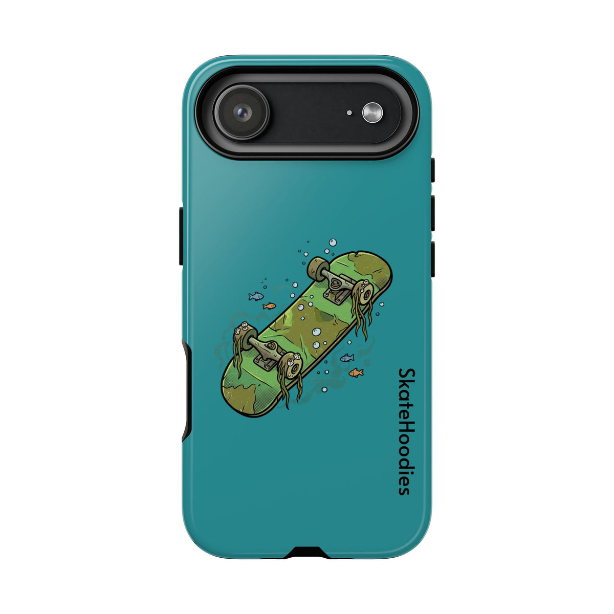 Skull Skateboard Tough Phone Case — Durable Skateboard Graphic iPhone Cover