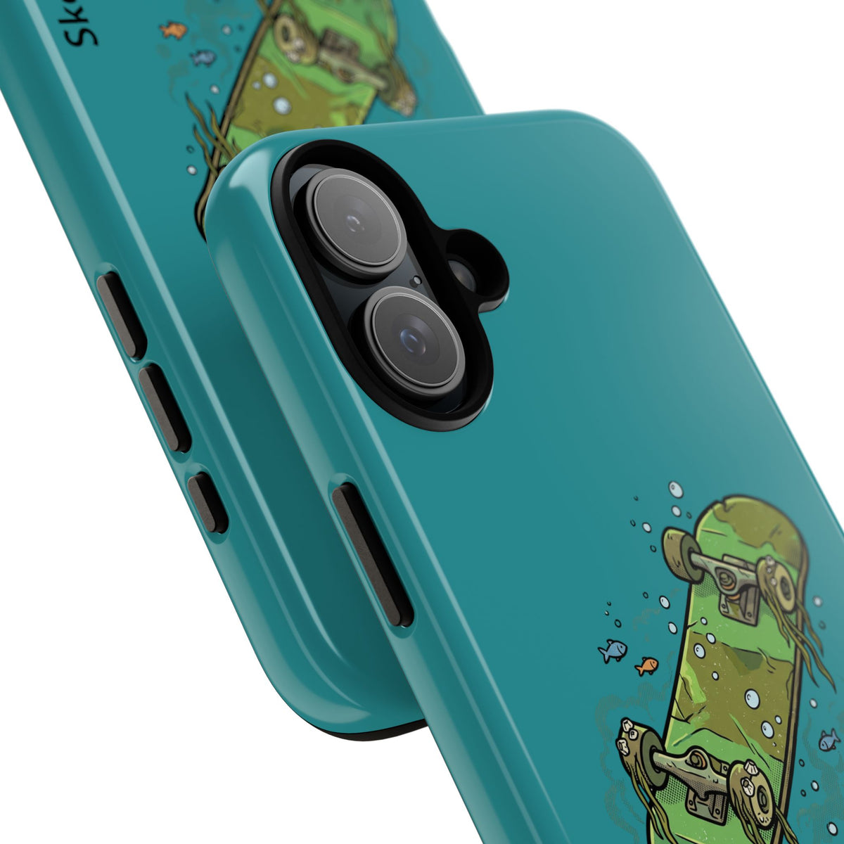 Skull Skateboard Tough Phone Case — Durable Skateboard Graphic iPhone Cover