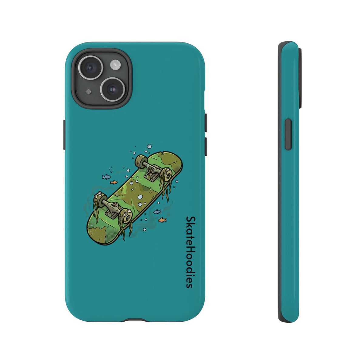 Skull Skateboard Tough Phone Case — Durable Skateboard Graphic iPhone Cover