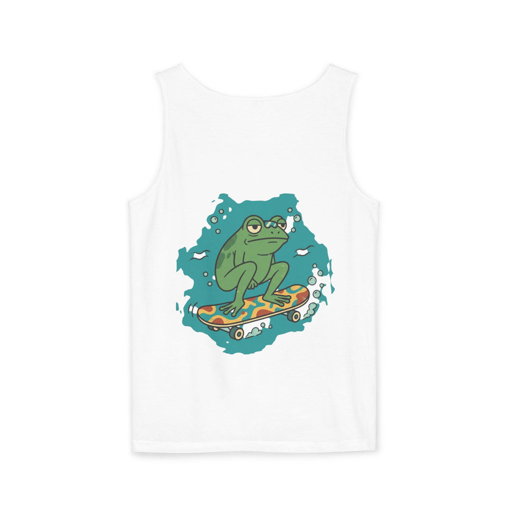 Skate Frog Tank Top – SkateHoodies Graphic Skateboard Frog Design