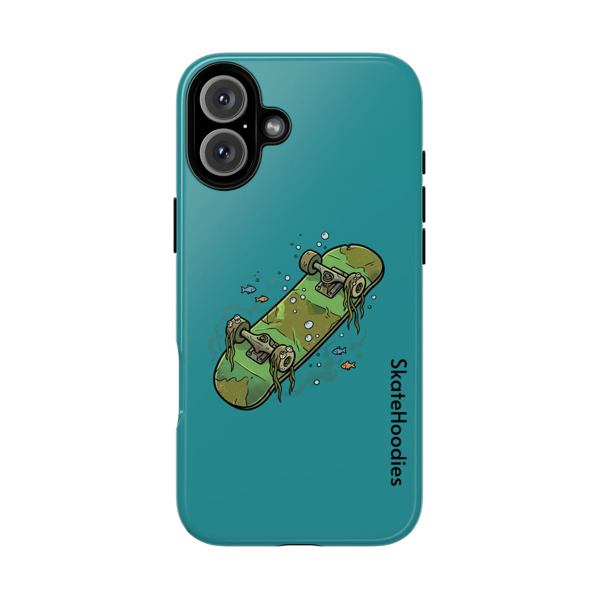 Skull Skateboard Tough Phone Case — Durable Skateboard Graphic iPhone Cover