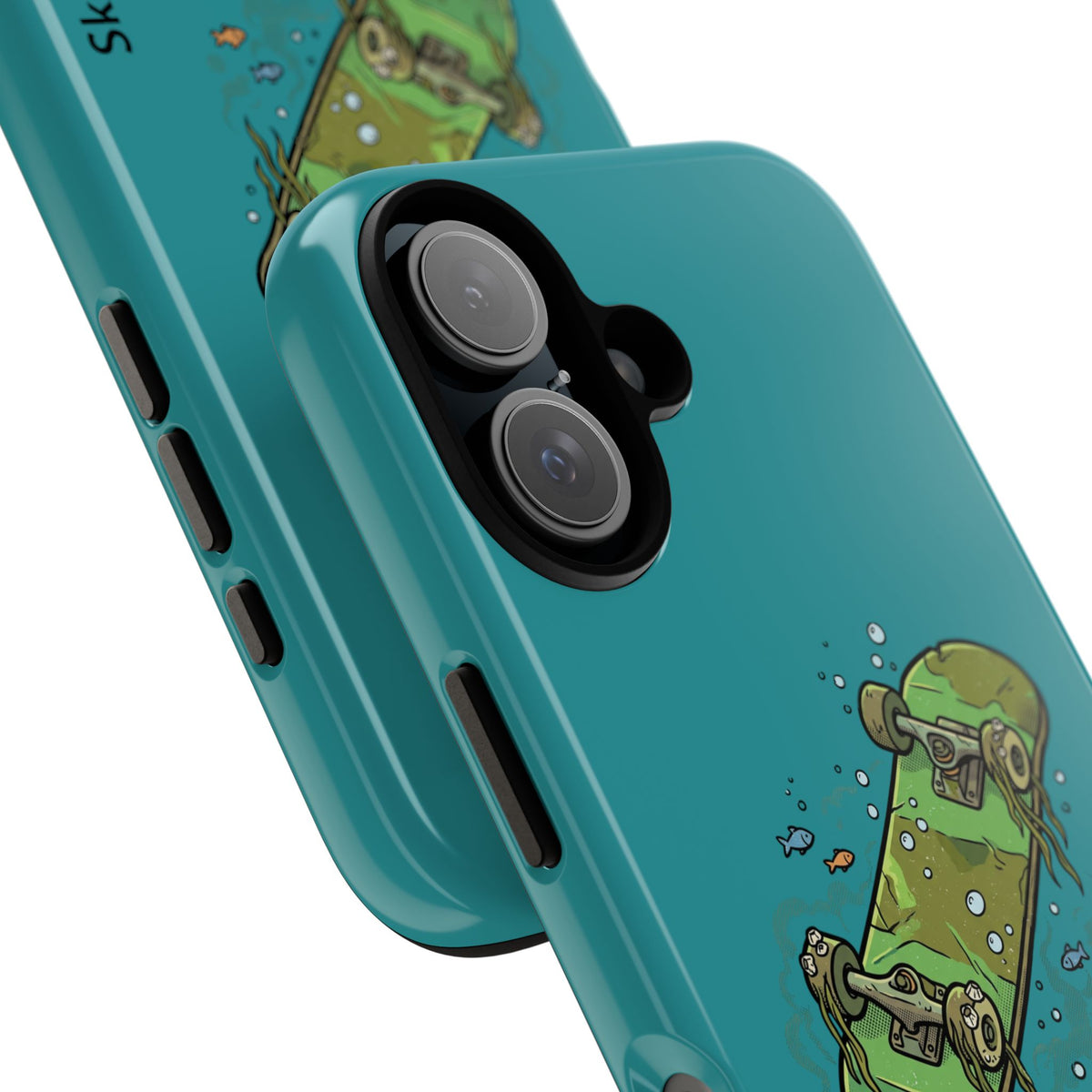 Skull Skateboard Tough Phone Case — Durable Skateboard Graphic iPhone Cover