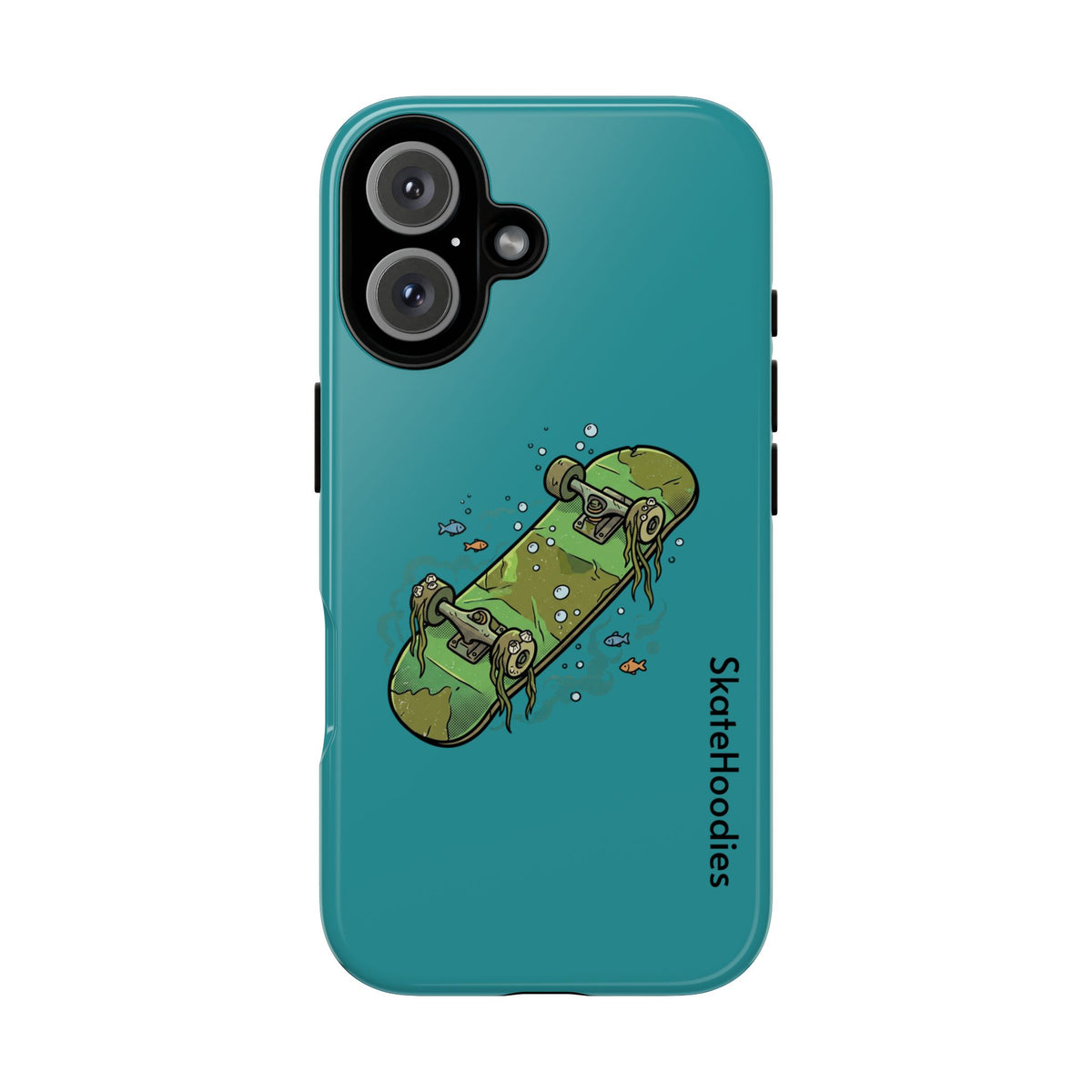 Skull Skateboard Tough Phone Case — Durable Skateboard Graphic iPhone Cover