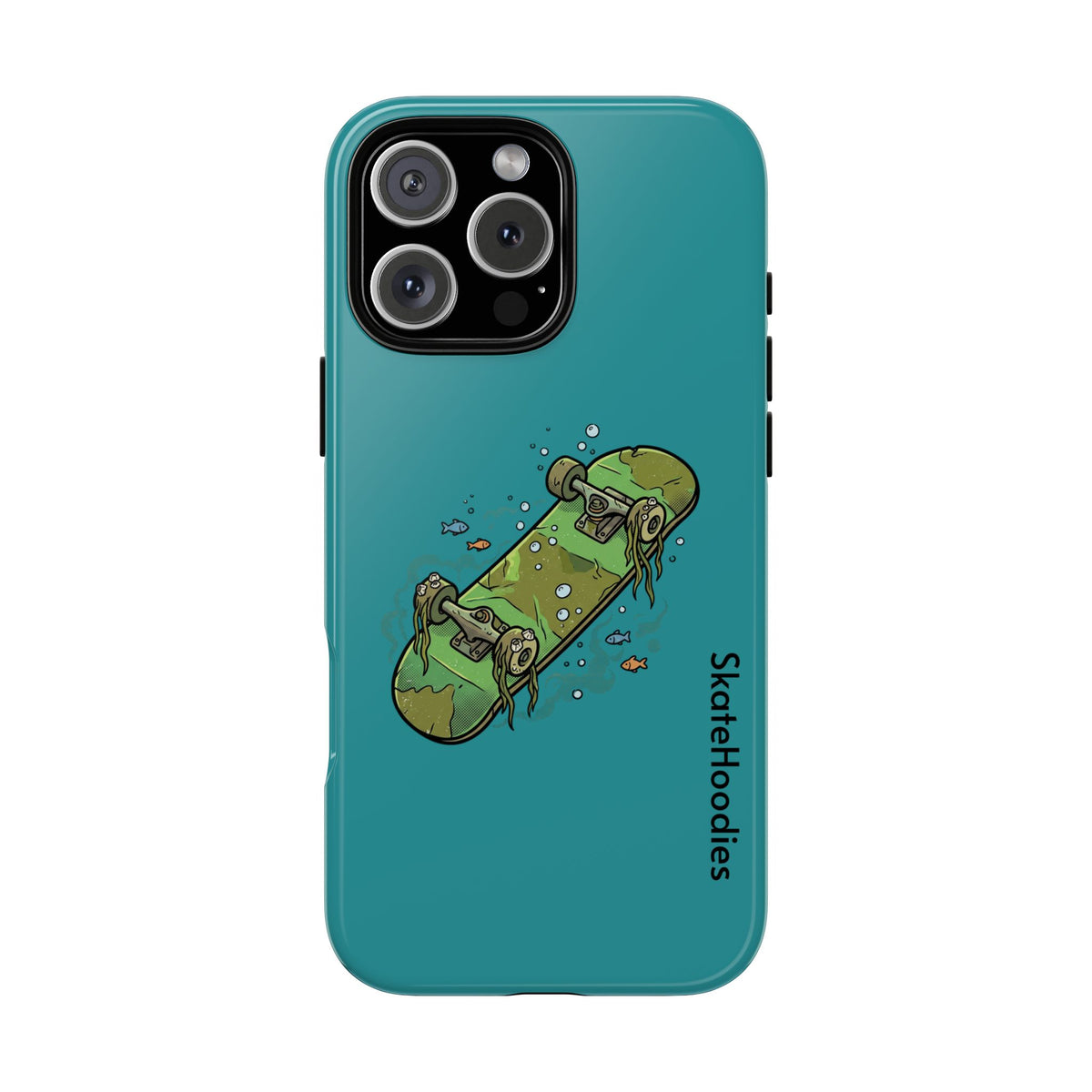 Skull Skateboard Tough Phone Case — Durable Skateboard Graphic iPhone Cover