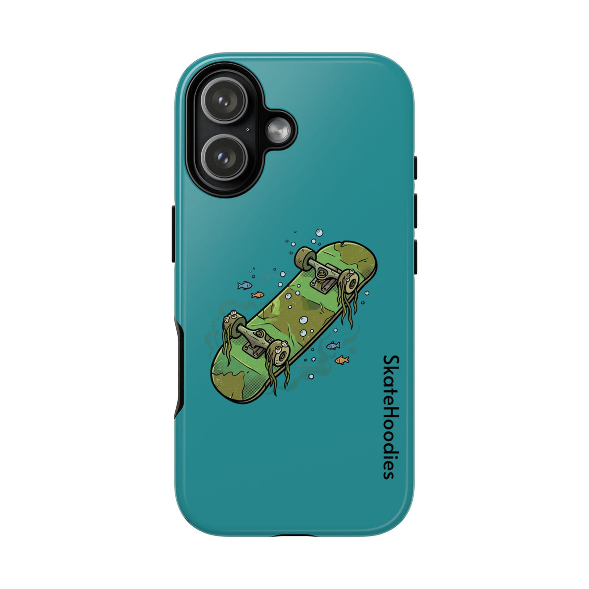 Skull Skateboard Tough Phone Case — Durable Skateboard Graphic iPhone Cover
