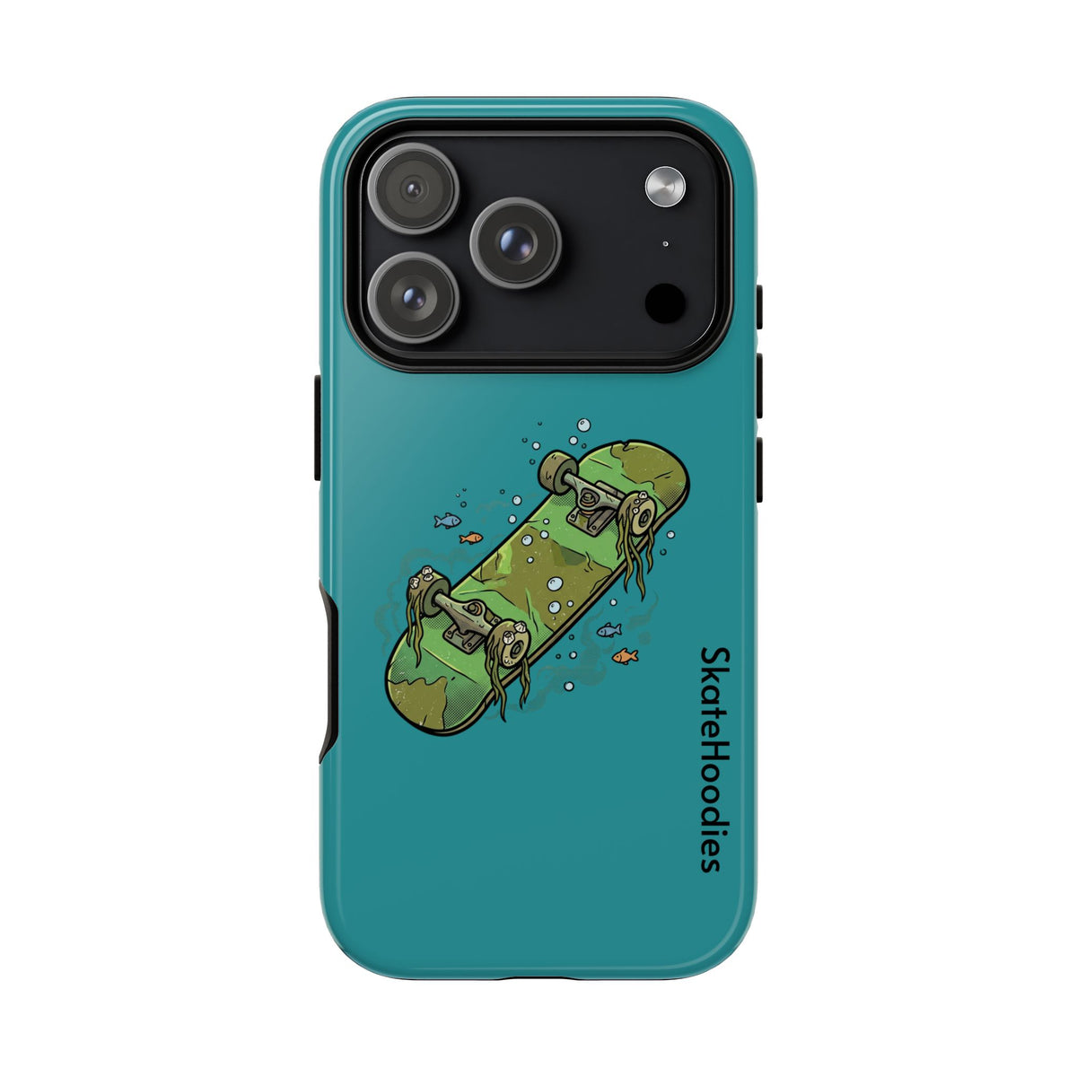 Skull Skateboard Tough Phone Case — Durable Skateboard Graphic iPhone Cover