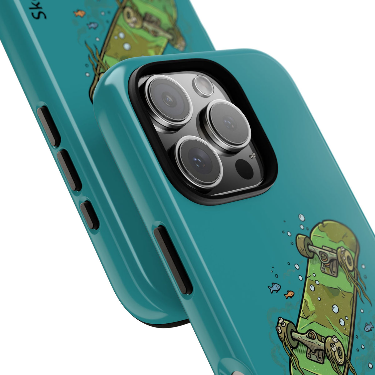 Skull Skateboard Tough Phone Case — Durable Skateboard Graphic iPhone Cover